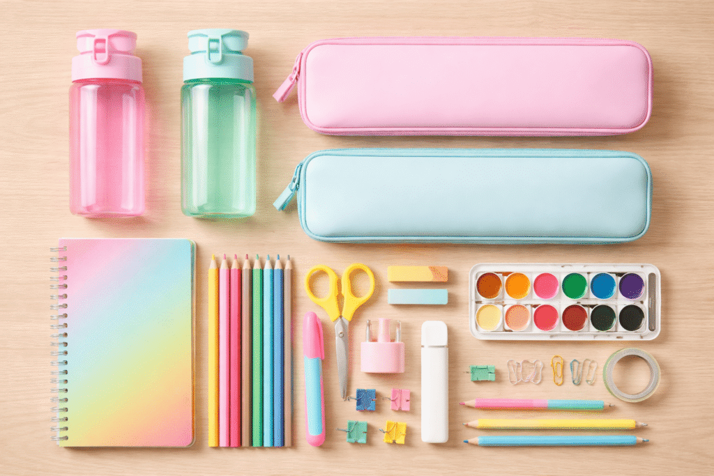 material escolar infantil sem identificação
