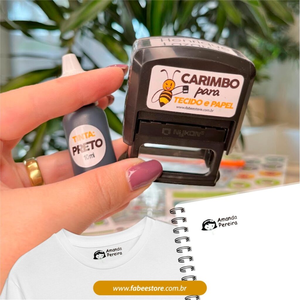 kit carimbo escolar